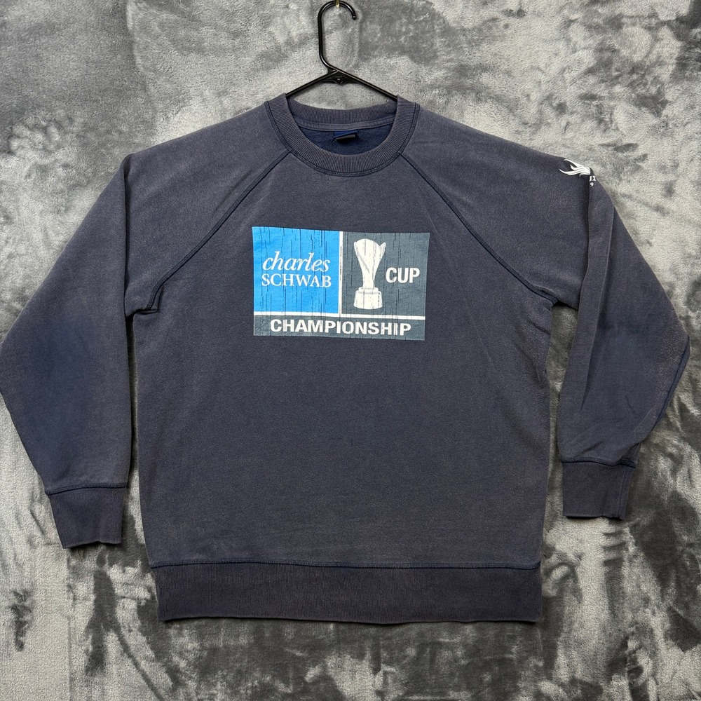Gear For Sports Sweatshirt Mens L Navy Charles Schwab Cup Phoenix Golf Pullover